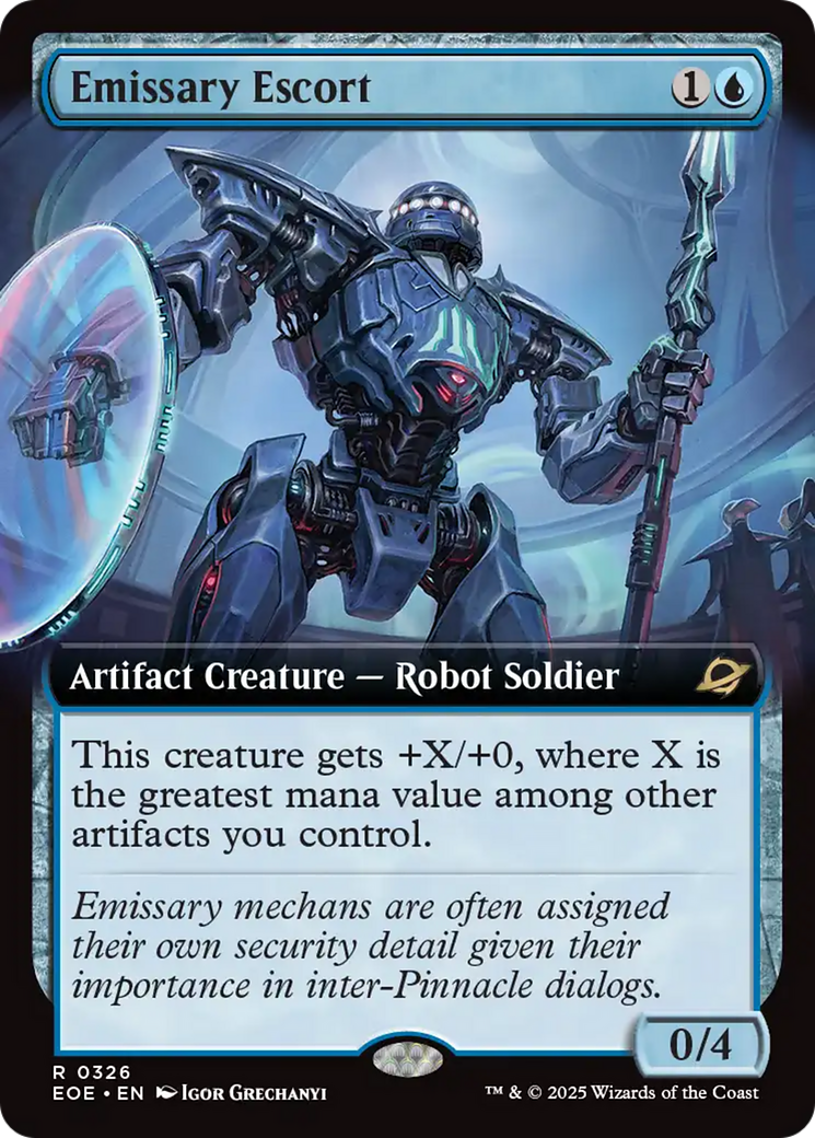 Emissary Escort (Extended Art) [Edge of Eternities] | Card Merchant Takapuna