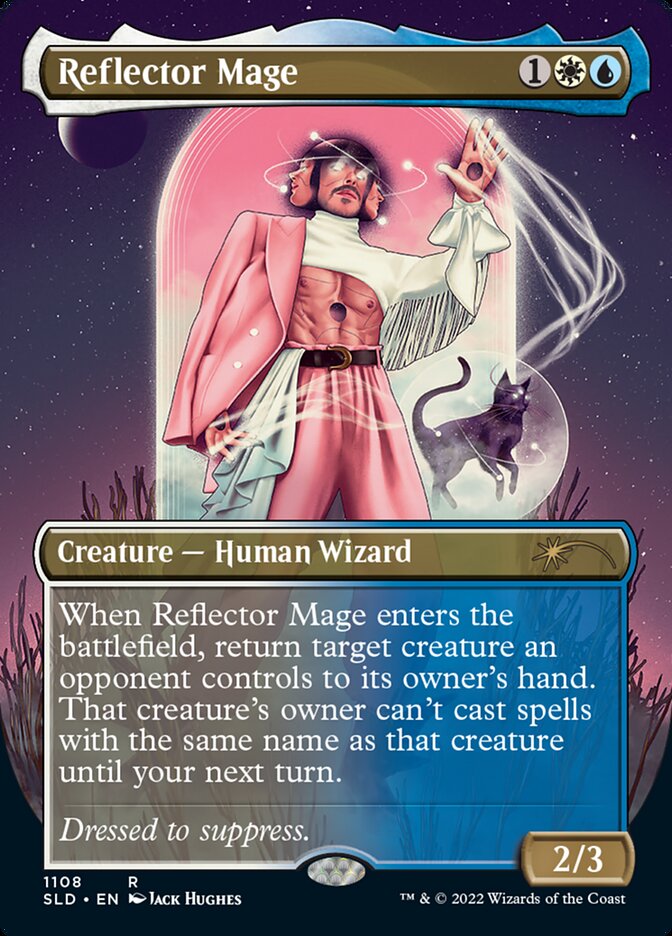Reflector Mage (Borderless) [Secret Lair Drop Series] | Card Merchant Takapuna