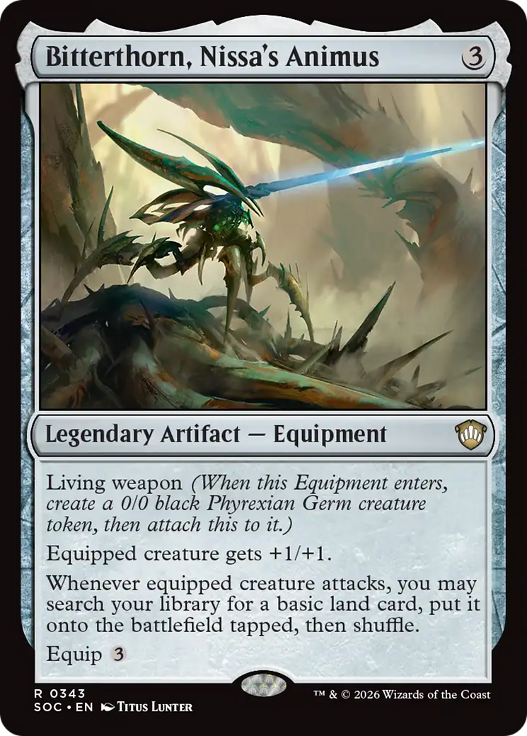 Bitterthorn, Nissa's Animus [Secrets of Strixhaven Commander] | Card Merchant Takapuna