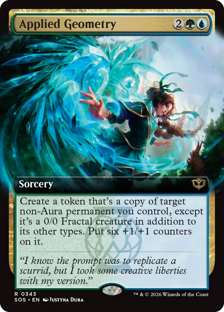 Applied Geometry (Extended Art) [Secrets of Strixhaven] | Card Merchant Takapuna
