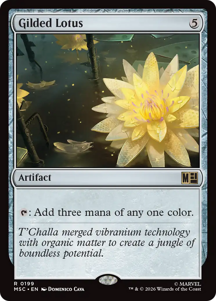 Gilded Lotus (Surge Foil) [Marvel Super Heroes Commander] | Card Merchant Takapuna