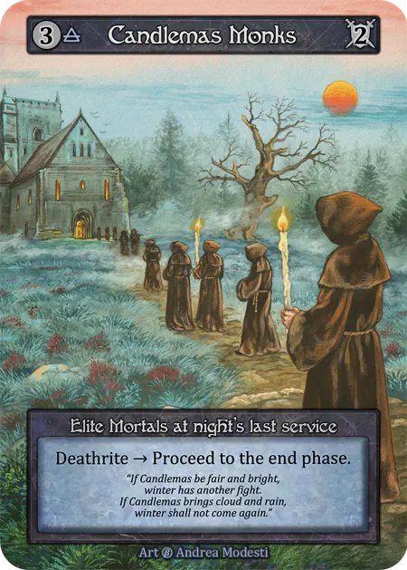 Candlemas Monks - Beta | Card Merchant Takapuna