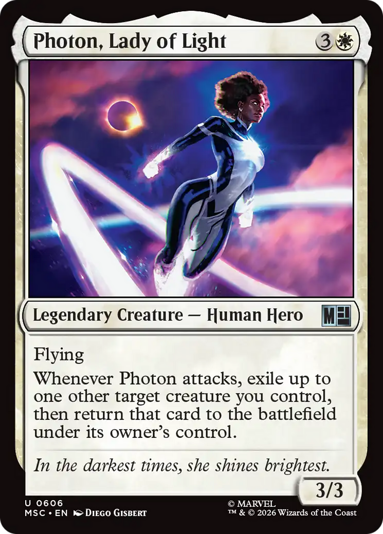 Photon, Lady of Light [Marvel Super Heroes Commander] | Card Merchant Takapuna