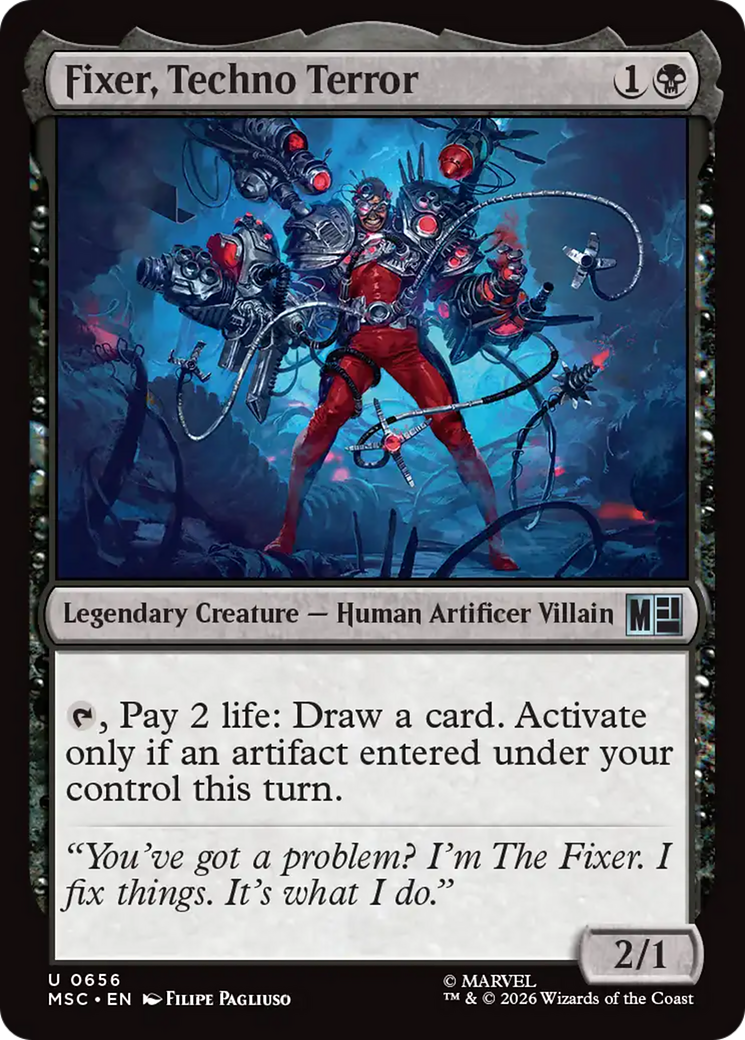 Fixer, Techno Terror [Marvel Super Heroes Commander] | Card Merchant Takapuna