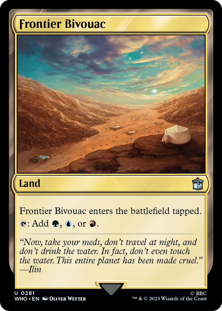 Frontier Bivouac [Doctor Who] | Card Merchant Takapuna