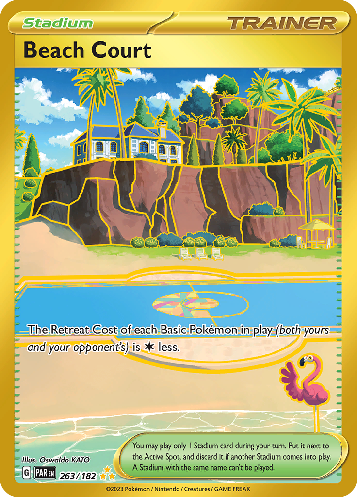 Beach Court (263/182) [Scarlet & Violet: Paradox Rift] | Card Merchant Takapuna