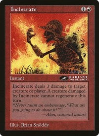 Incinerate (Oversized) [Oversize Cards] | Card Merchant Takapuna