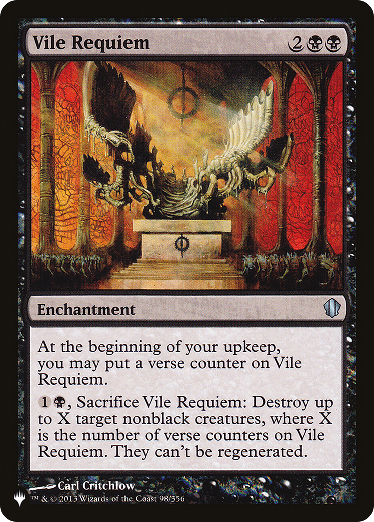 Vile Requiem [The List] | Card Merchant Takapuna