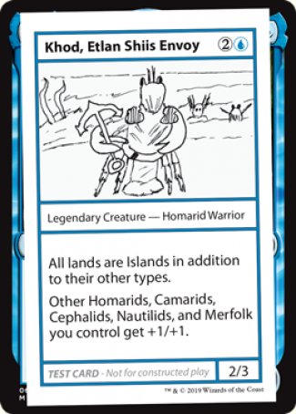 Khod, Etlan Shiis Envoy (2021 Edition) [Mystery Booster Playtest Cards] | Card Merchant Takapuna