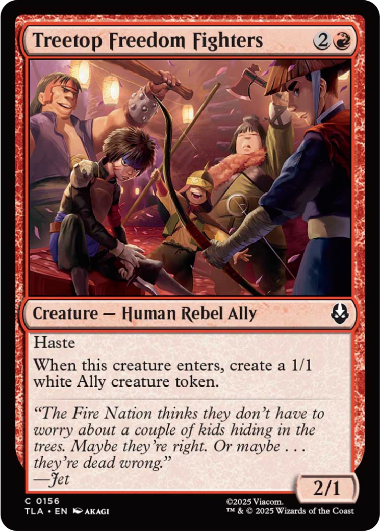 Treetop Freedom Fighters [Avatar: The Last Airbender] | Card Merchant Takapuna