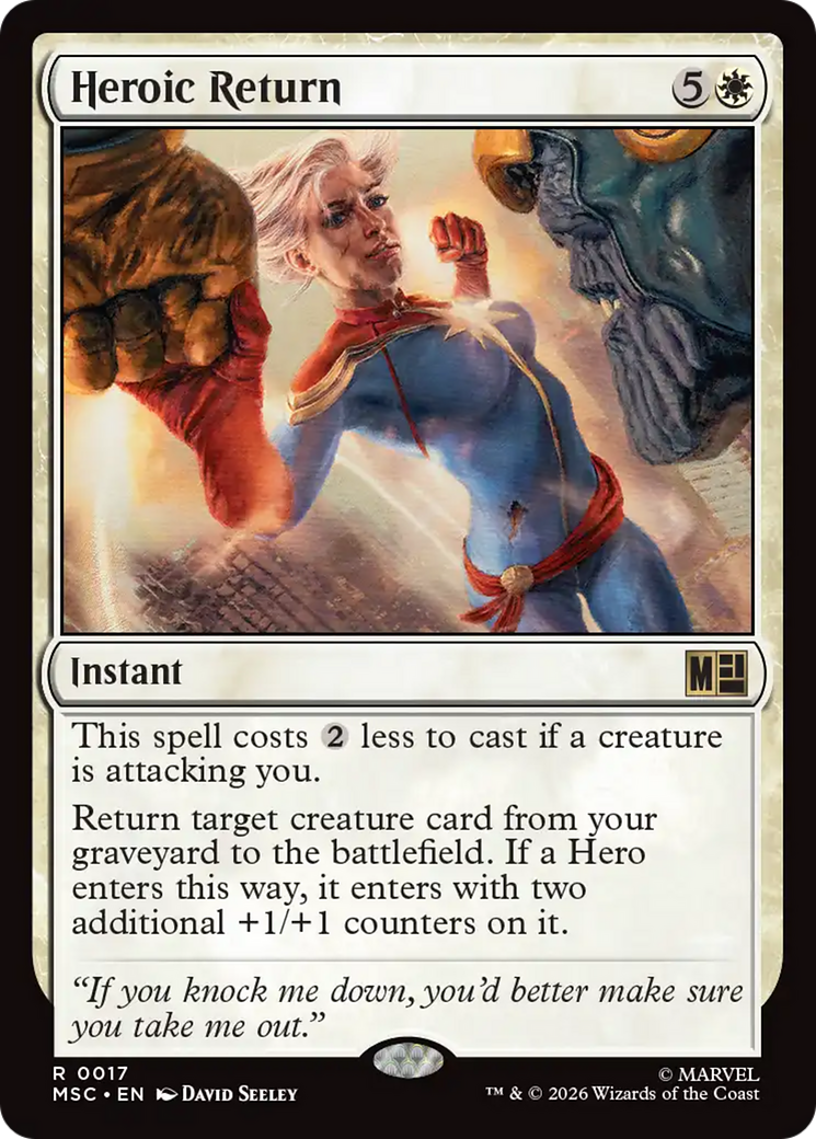 Heroic Return [Marvel Super Heroes Commander] | Card Merchant Takapuna