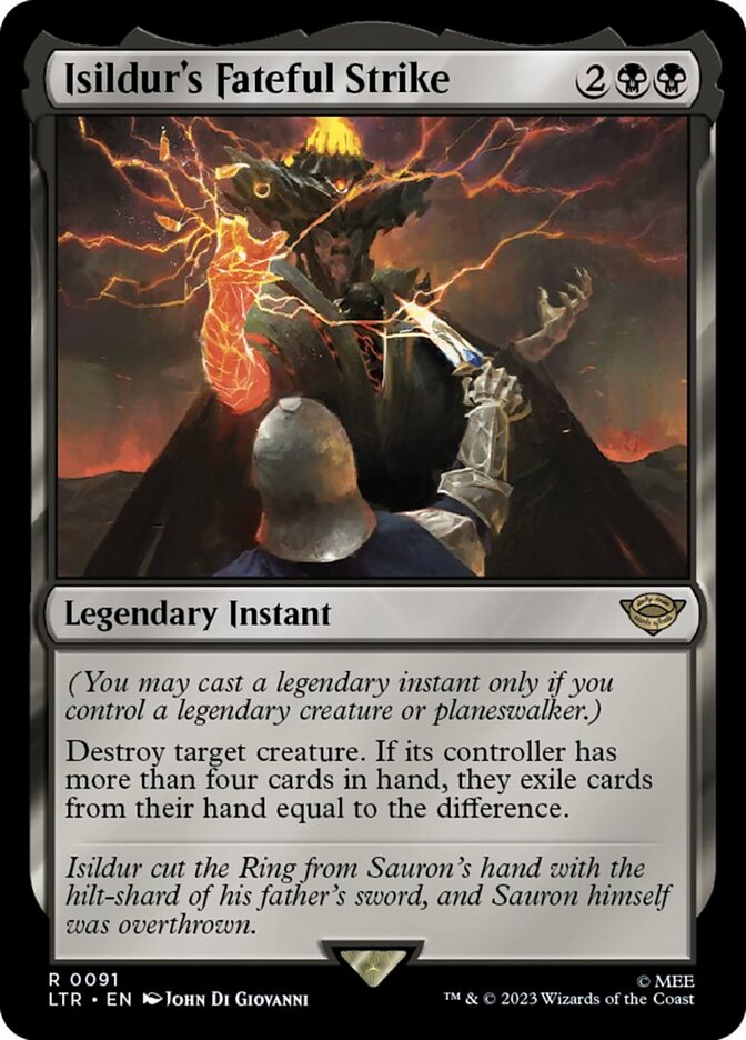 Isildur's Fateful Strike [The Lord of the Rings: Tales of Middle-Earth] | Card Merchant Takapuna