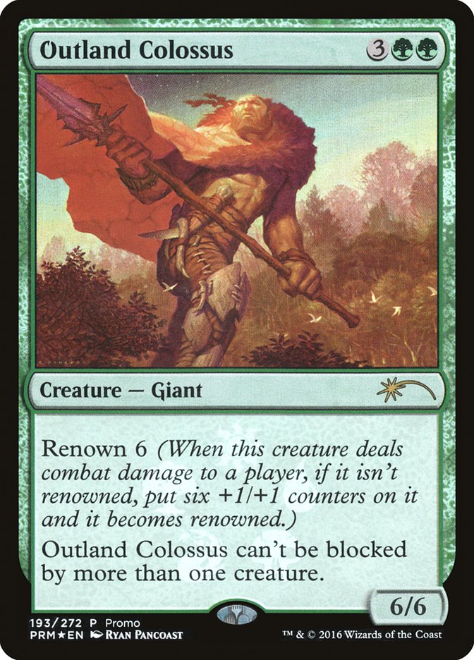 Outland Colossus [Resale Promos] | Card Merchant Takapuna