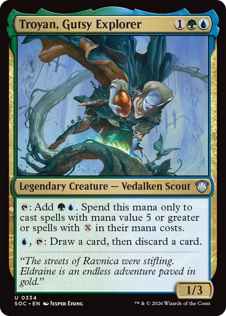 Troyan, Gutsy Explorer [Secrets of Strixhaven Commander] | Card Merchant Takapuna