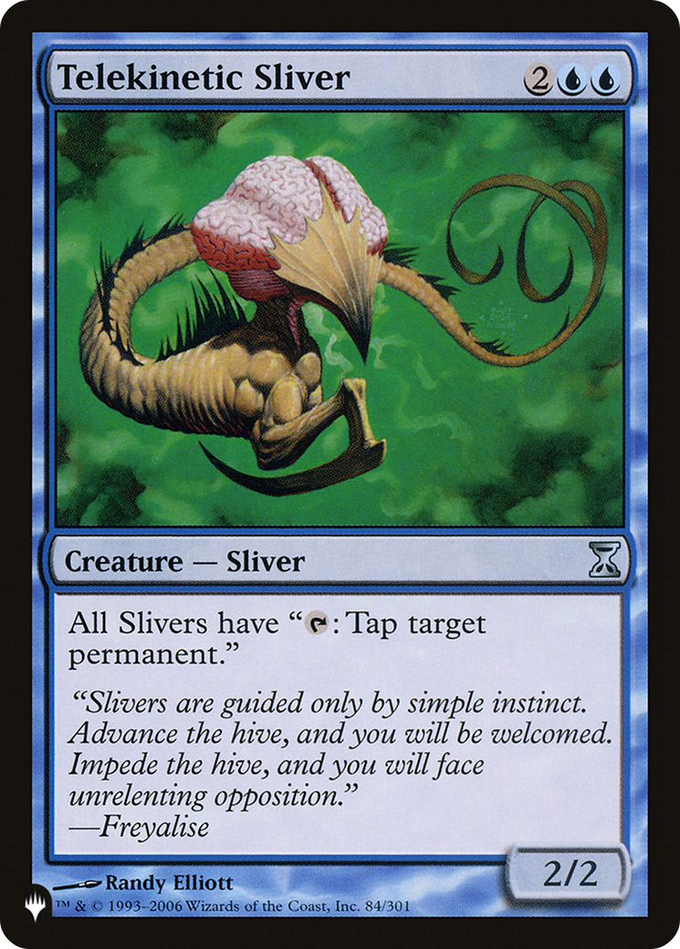 Telekinetic Sliver [The List] | Card Merchant Takapuna