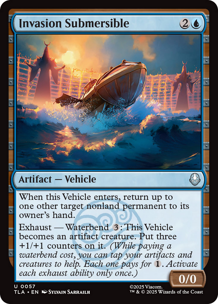 Invasion Submersible [Avatar: The Last Airbender] | Card Merchant Takapuna