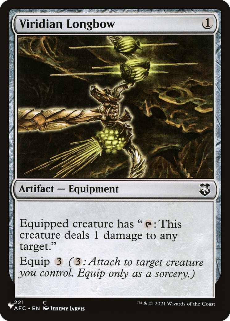 Viridian Longbow [The List] | Card Merchant Takapuna