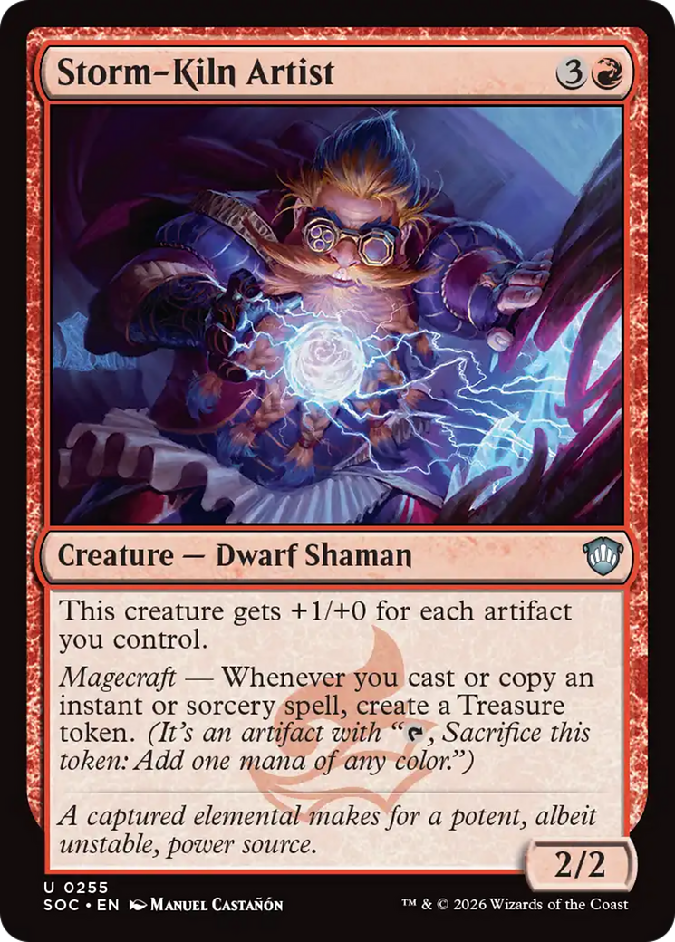 Storm-Kiln Artist [Secrets of Strixhaven Commander] | Card Merchant Takapuna