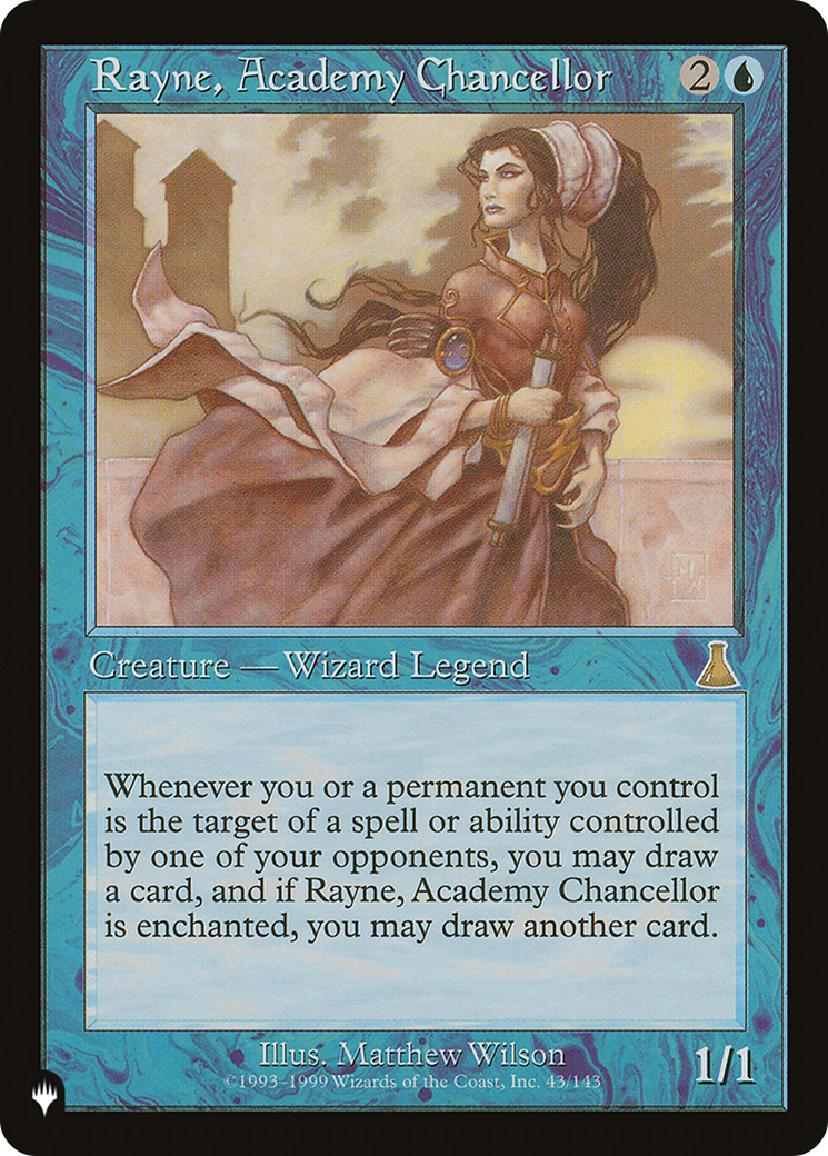 Rayne, Academy Chancellor [The List] | Card Merchant Takapuna
