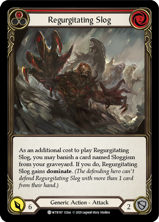 Regurgitating Slog (Red) [U-WTR197] (Welcome to Rathe Unlimited)  Unlimited Normal | Card Merchant Takapuna