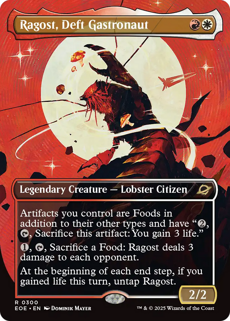 Ragost, Deft Gastronaut (Borderless) [Edge of Eternities] | Card Merchant Takapuna