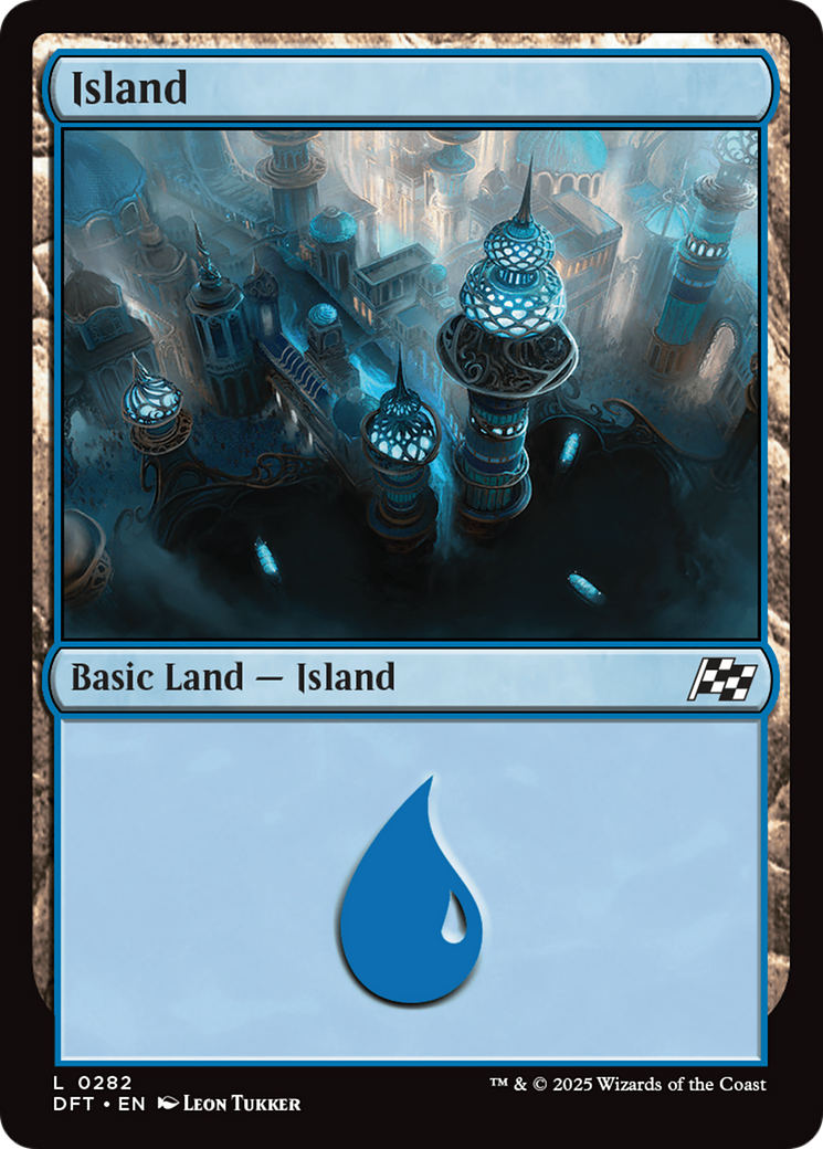 Island (0282) [Aetherdrift] | Card Merchant Takapuna