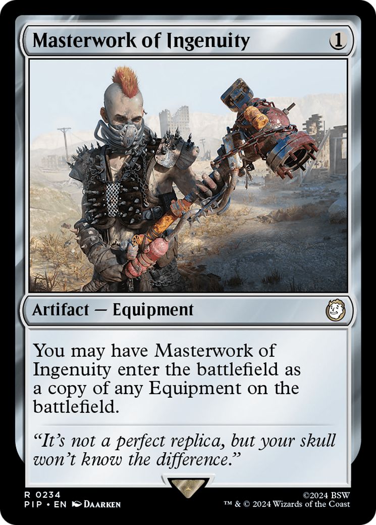 Masterwork of Ingenuity [Fallout] | Card Merchant Takapuna
