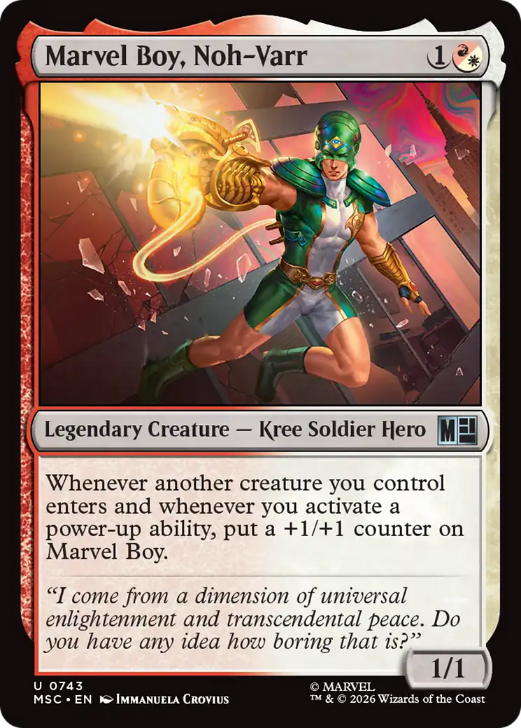 Marvel Boy, Noh-Varr [Marvel Super Heroes Commander] | Card Merchant Takapuna