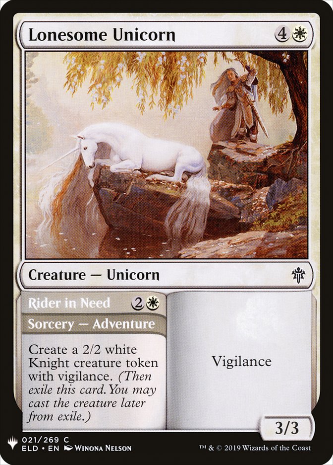 Lonesome Unicorn // Rider in Need [Mystery Booster] | Card Merchant Takapuna