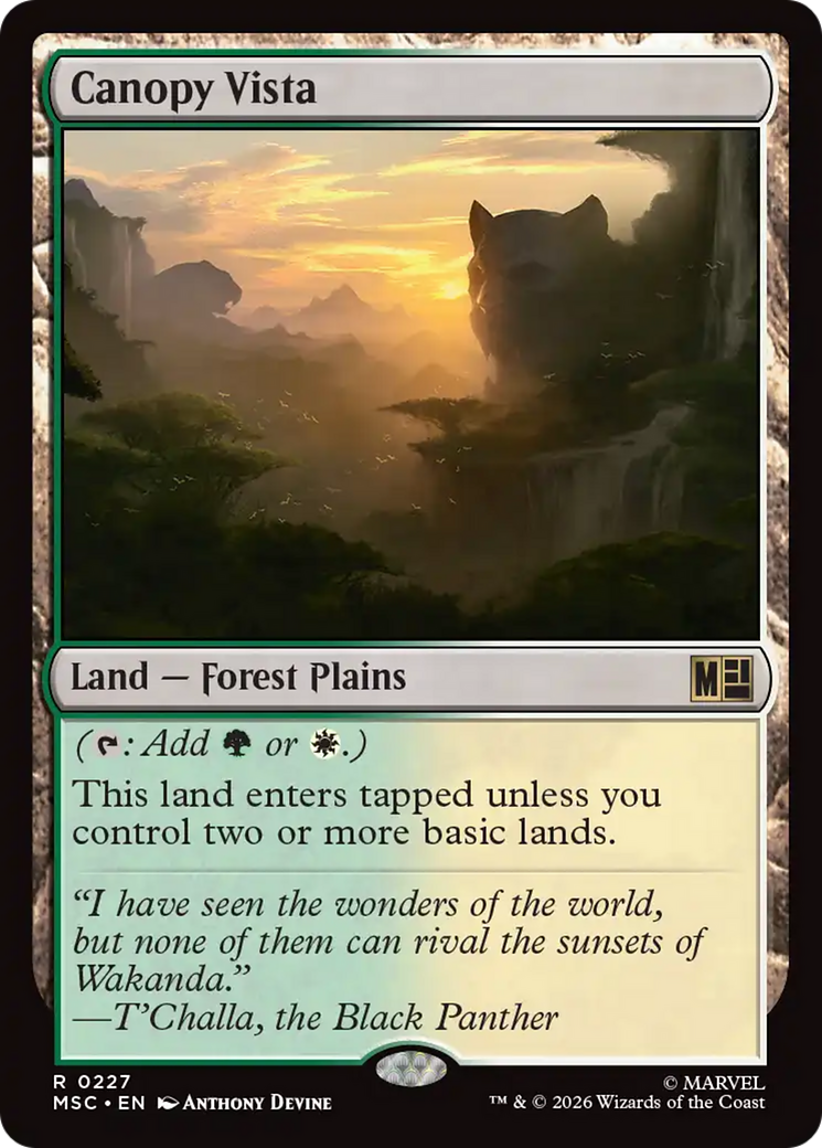 Canopy Vista [Marvel Super Heroes Commander] | Card Merchant Takapuna