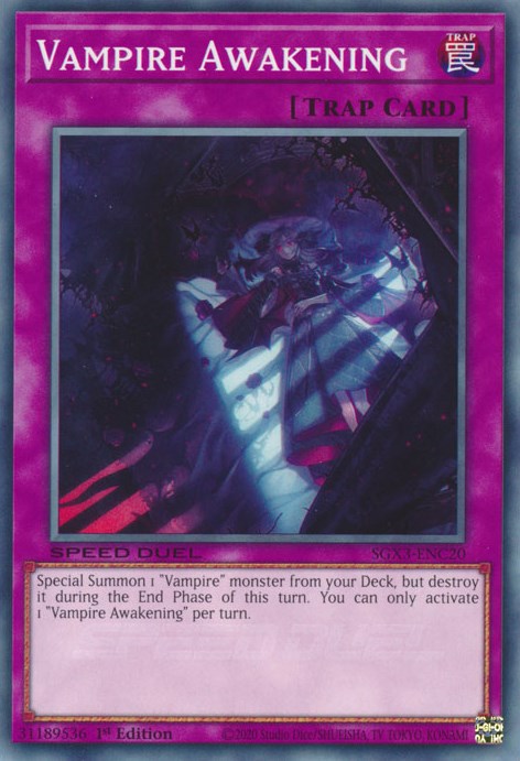Vampire Awakening [SGX3-ENC20] Common | Card Merchant Takapuna