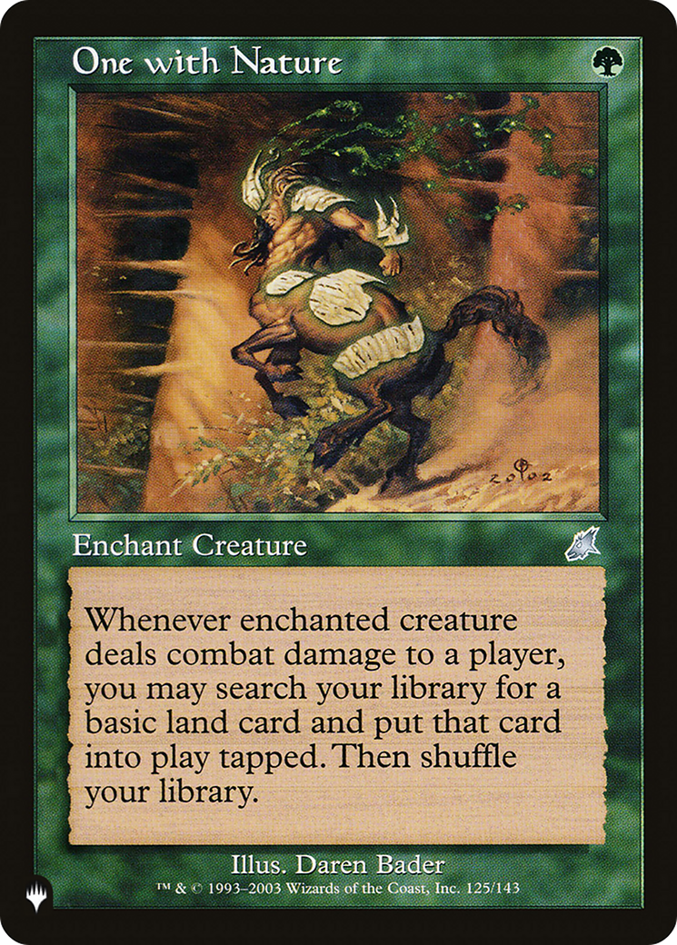One with Nature [The List] | Card Merchant Takapuna