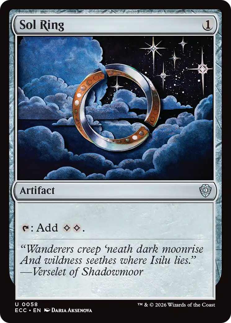 Sol Ring (0058) [Lorwyn Eclipsed Commander] | Card Merchant Takapuna
