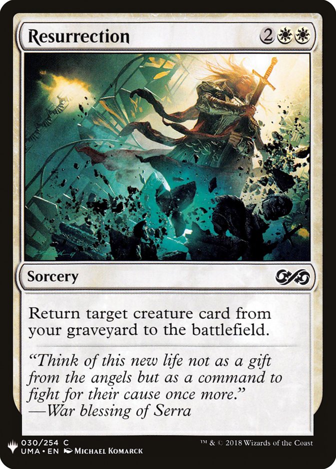 Resurrection [Mystery Booster] | Card Merchant Takapuna