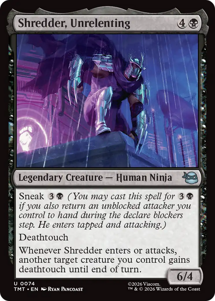 Shredder, Unrelenting [Teenage Mutant Ninja Turtles] | Card Merchant Takapuna