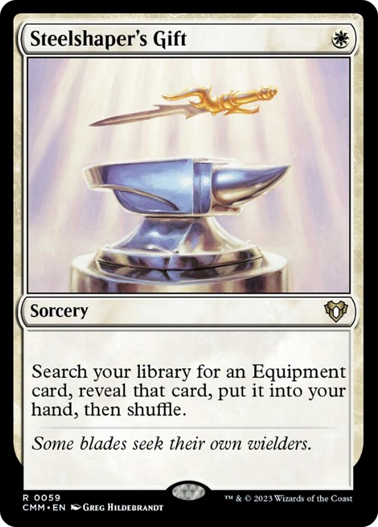 Steelshaper's Gift [Commander Masters] | Card Merchant Takapuna