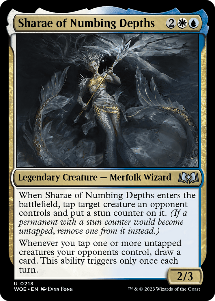Sharae of Numbing Depths [Wilds of Eldraine] | Card Merchant Takapuna