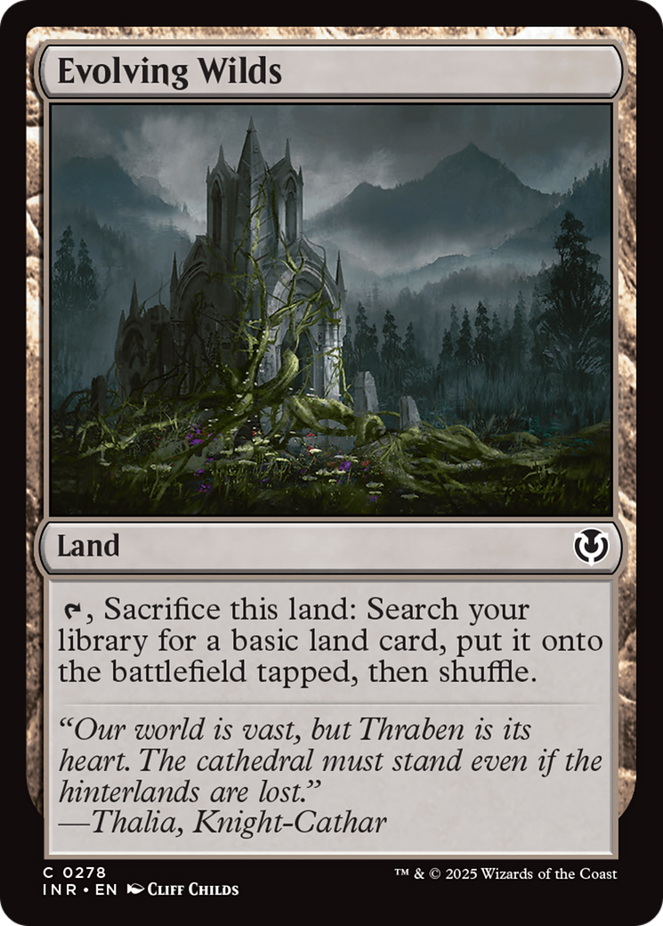 Evolving Wilds [Innistrad Remastered] | Card Merchant Takapuna