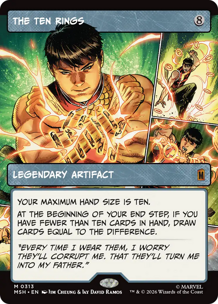 The Ten Rings (Borderless) [Marvel Super Heroes] | Card Merchant Takapuna