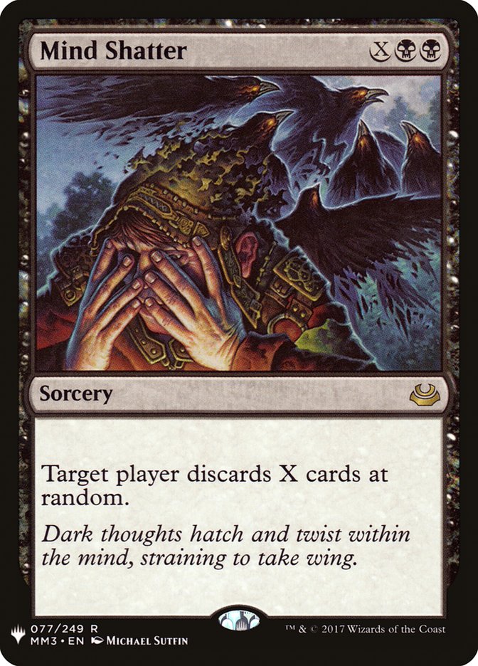 Mind Shatter [Mystery Booster] | Card Merchant Takapuna