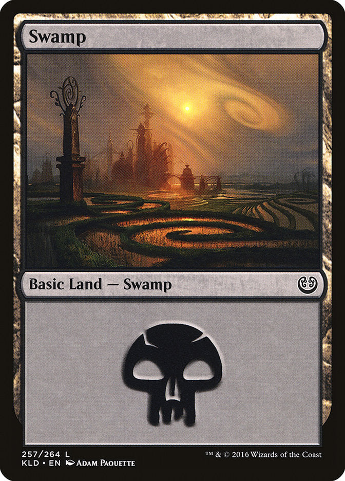 Swamp (257) [Kaladesh] | Card Merchant Takapuna