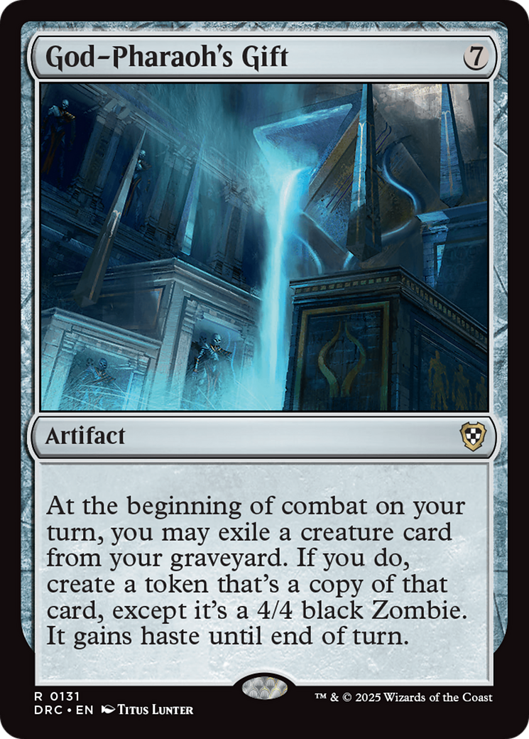 God-Pharaoh's Gift [Aetherdrift Commander] | Card Merchant Takapuna