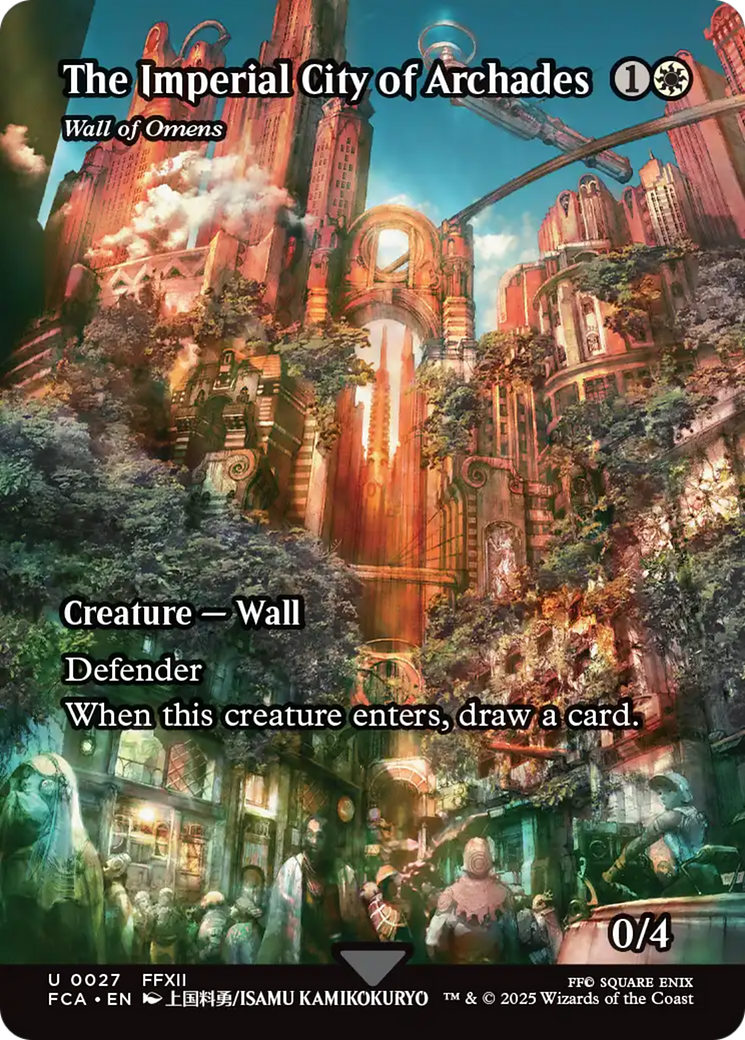 The Imperial City of Archades - Wall of Omens (Showcase) [FINAL FANTASY : Through the Ages] | Card Merchant Takapuna