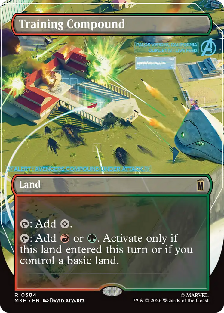 Training Compound (Borderless) [Marvel Super Heroes] | Card Merchant Takapuna