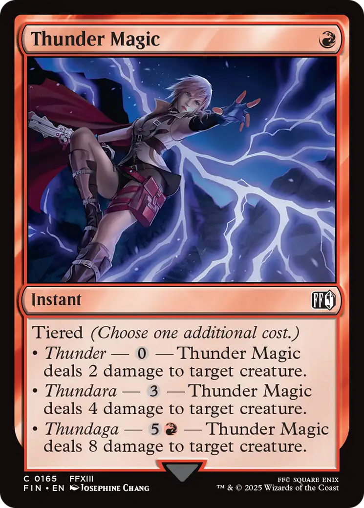Thunder Magic [FINAL FANTASY] | Card Merchant Takapuna