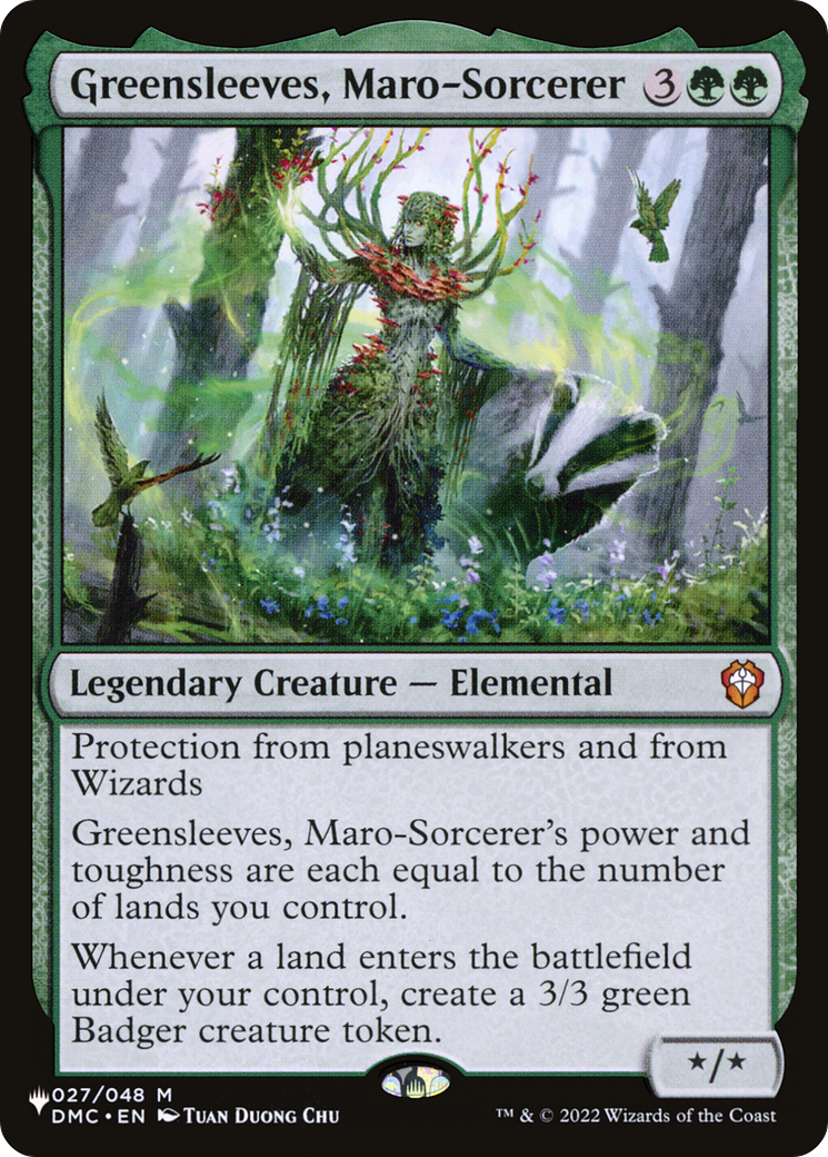 Greensleeves, Maro-Sorcerer [The List] | Card Merchant Takapuna