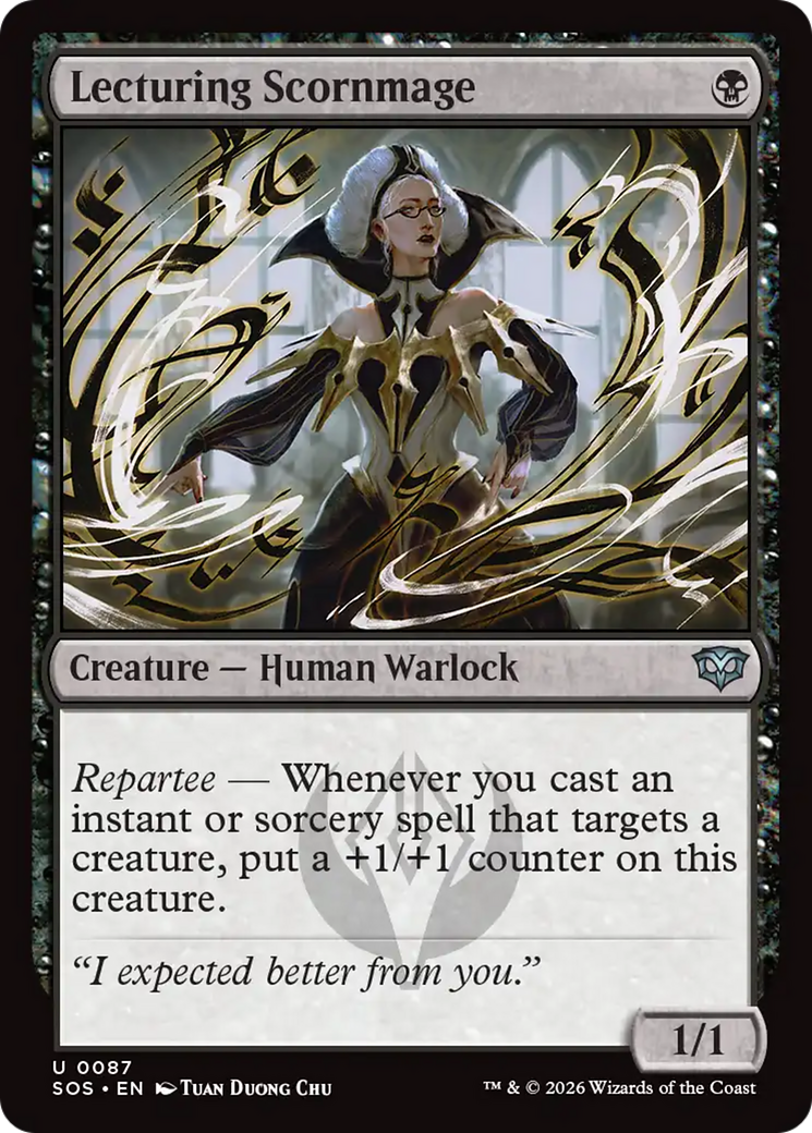 Lecturing Scornmage [Secrets of Strixhaven] | Card Merchant Takapuna