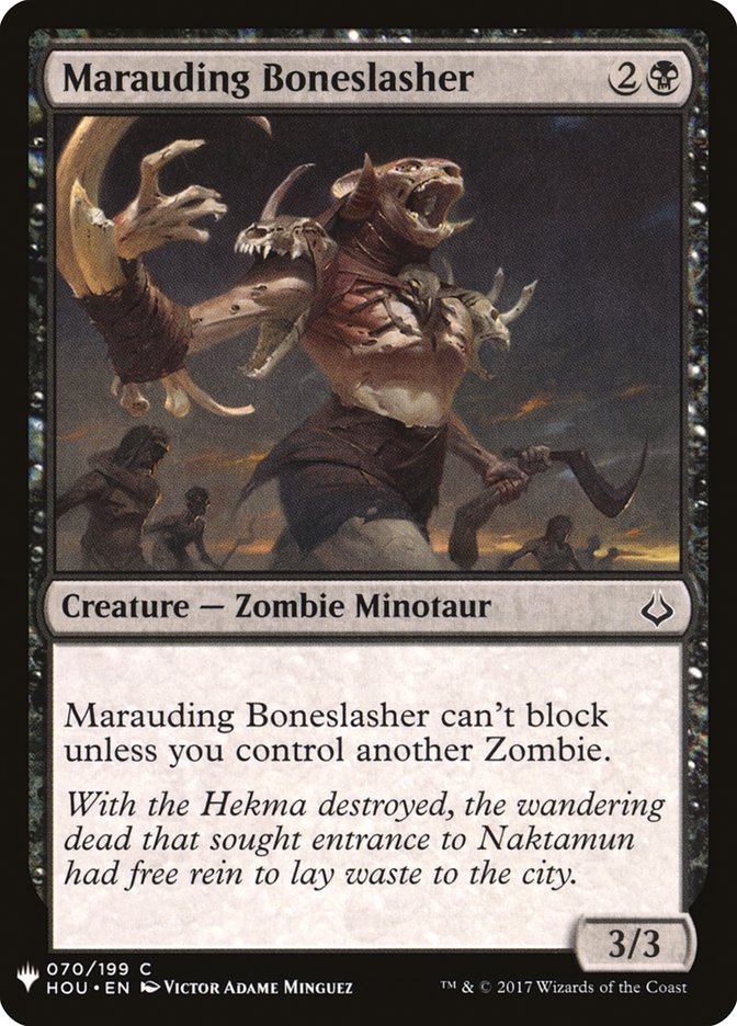 Marauding Boneslasher [Mystery Booster] | Card Merchant Takapuna