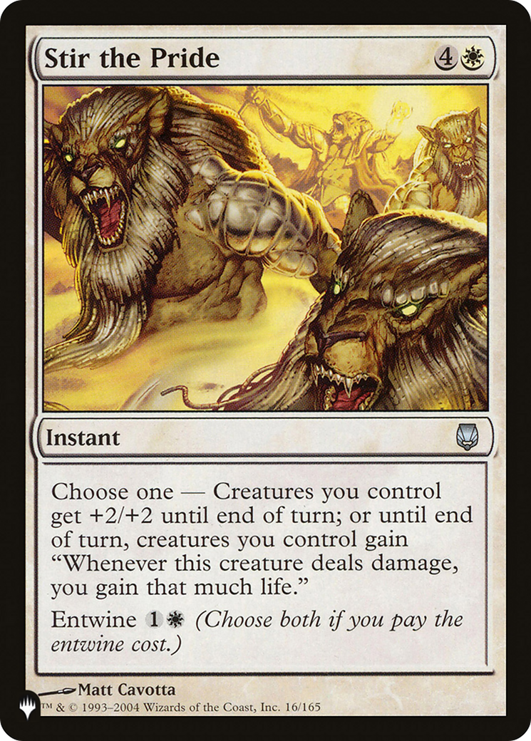 Stir the Pride [The List] | Card Merchant Takapuna