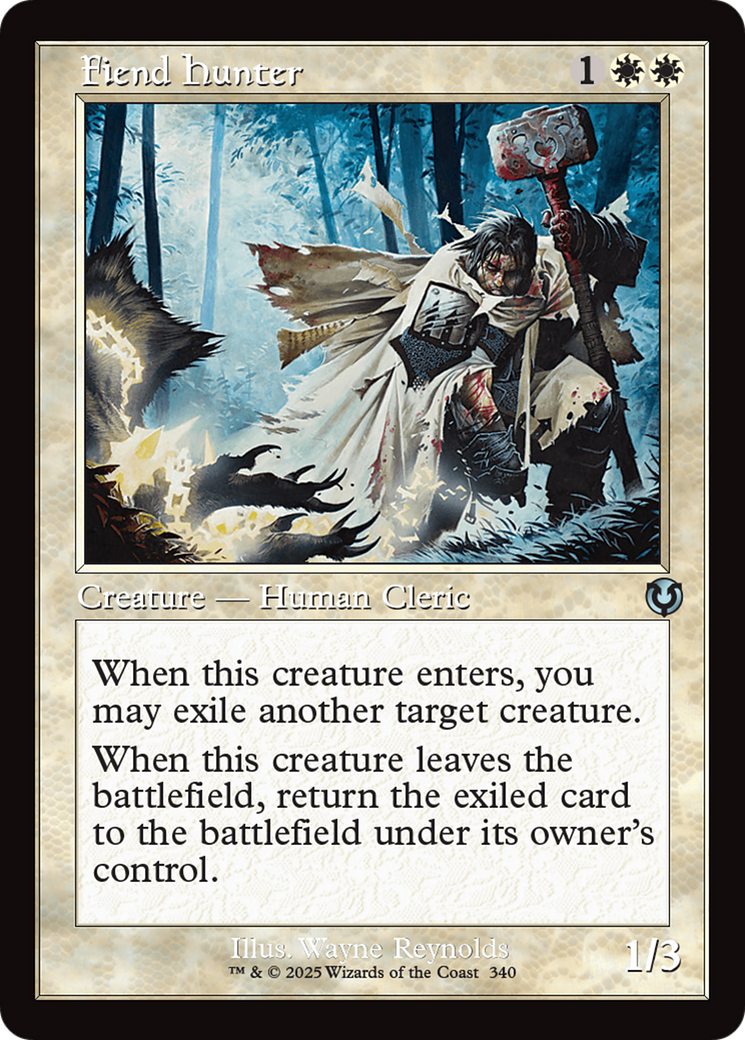 Fiend Hunter (Retro Frame) [Innistrad Remastered] | Card Merchant Takapuna